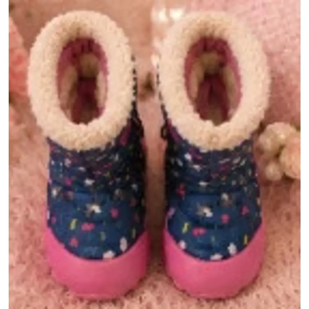 BOGS Snow Pegasus Winter Boots Sz 11 Kid Waterproof Insulated Pink Blue Unicorn